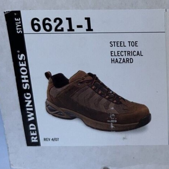 Red‎ Wing 6621 steel toe Electrical Hazard shoe men\'s sz 11 D